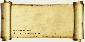 Kristina Pajević vizit kartica